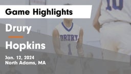 Drury  vs Hopkins Game Highlights - Jan. 12, 2024