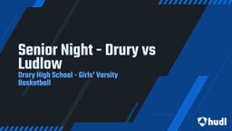 Highlight of Senior Night - Drury vs Ludlow