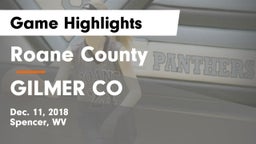 Roane County  vs GILMER CO Game Highlights - Dec. 11, 2018
