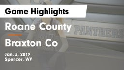 Roane County  vs Braxton Co Game Highlights - Jan. 3, 2019