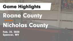 Roane County  vs Nicholas County  Game Highlights - Feb. 22, 2020