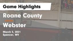 Roane County  vs Webster Game Highlights - March 5, 2021