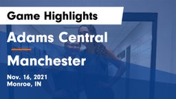 Adams Central  vs Manchester  Game Highlights - Nov. 16, 2021