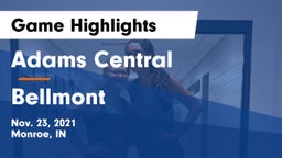 Adams Central  vs Bellmont  Game Highlights - Nov. 23, 2021