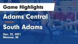 Adams Central  vs South Adams  Game Highlights - Dec. 22, 2021