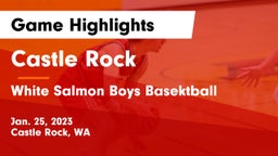 Castle Rock  vs White Salmon Boys Basektball Game Highlights - Jan. 25, 2023