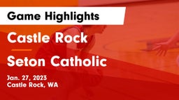 Castle Rock  vs Seton Catholic  Game Highlights - Jan. 27, 2023