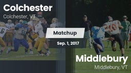 Matchup: Colchester High vs. Middlebury  2017
