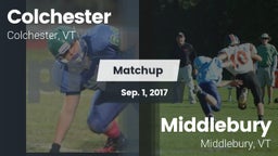 Matchup: Colchester High vs. Middlebury  2016