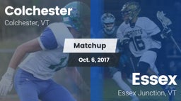 Matchup: Colchester High vs. Essex  2017