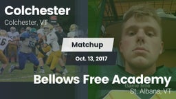 Matchup: Colchester High vs. Bellows Free Academy  2017