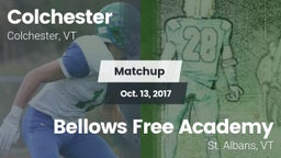 Matchup: Colchester High vs. Bellows Free Academy  2016