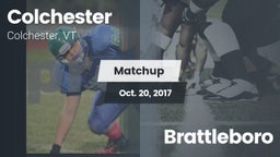 Matchup: Colchester High vs. Brattleboro  2017