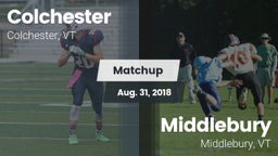 Matchup: Colchester High vs. Middlebury  2018