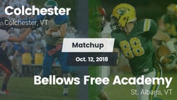 Matchup: Colchester High vs. Bellows Free Academy  2018