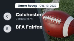 Recap: Colchester  vs. BFA Fairfax 2020