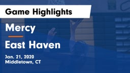 Mercy  vs East Haven  Game Highlights - Jan. 21, 2020