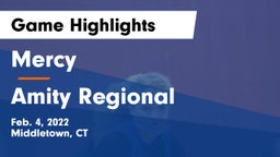 Mercy  vs Amity Regional  Game Highlights - Feb. 4, 2022