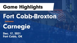 Fort Cobb-Broxton  vs Carnegie  Game Highlights - Dec. 17, 2021