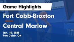 Fort Cobb-Broxton  vs Central Marlow Game Highlights - Jan. 10, 2023