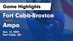 Fort Cobb-Broxton  vs Ampo Game Highlights - Jan. 13, 2023