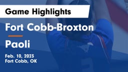 Fort Cobb-Broxton  vs Paoli  Game Highlights - Feb. 10, 2023