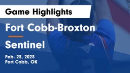 Fort Cobb-Broxton  vs Sentinel  Game Highlights - Feb. 23, 2023