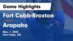Fort Cobb-Broxton  vs Arapaho  Game Highlights - Nov. 7, 2023