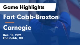 Fort Cobb-Broxton  vs Carnegie  Game Highlights - Dec. 15, 2023