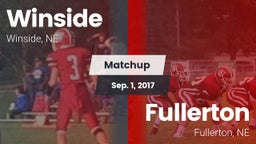 Matchup: Winside  vs. Fullerton  2017