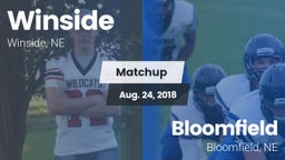 Matchup: Winside  vs. Bloomfield  2018