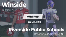 Matchup: Winside  vs. Riverside Public Schools 2018