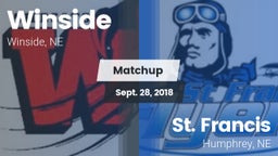 Matchup: Winside  vs. St. Francis  2018