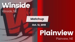 Matchup: Winside  vs. Plainview  2018
