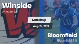 Matchup: Winside  vs. Bloomfield  2019
