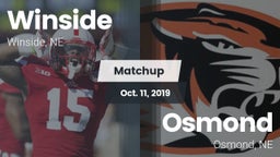 Matchup: Winside  vs. Osmond  2019