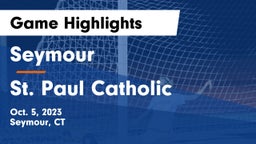 Seymour  vs St. Paul Catholic  Game Highlights - Oct. 5, 2023