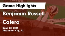 Benjamin Russell  vs Calera  Game Highlights - Sept. 28, 2023