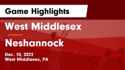 West Middlesex   vs Neshannock  Game Highlights - Dec. 10, 2022