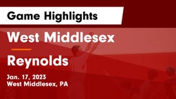West Middlesex   vs Reynolds  Game Highlights - Jan. 17, 2023