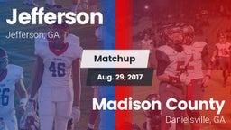 Matchup: Jefferson High vs. Madison County  2017