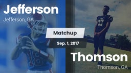 Matchup: Jefferson High vs. Thomson  2017