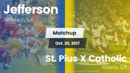 Matchup: Jefferson High vs. St. Pius X Catholic  2017