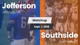 Matchup: Jefferson High vs. Southside  2018