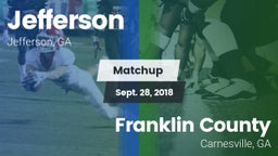 Matchup: Jefferson High vs. Franklin County  2018
