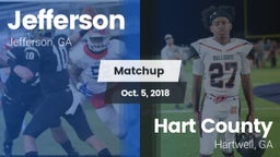 Matchup: Jefferson High vs. Hart County  2018
