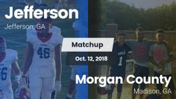 Matchup: Jefferson High vs. Morgan County  2018