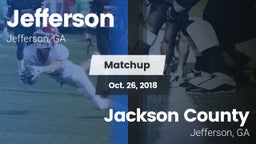 Matchup: Jefferson High vs. Jackson County  2018
