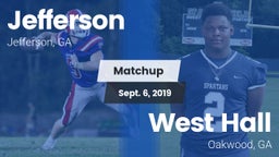 Matchup: Jefferson High vs. West Hall  2019