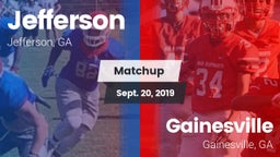 Matchup: Jefferson High vs. Gainesville  2019